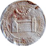 Sigillo impresso su carta del Capitolo del Duomo di Trento, 1669