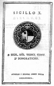 D.M. MANNI, Osservazioni istoriche sopra i sigilli antichi de'secoli bassi, tomo XXV, Firenze 1776